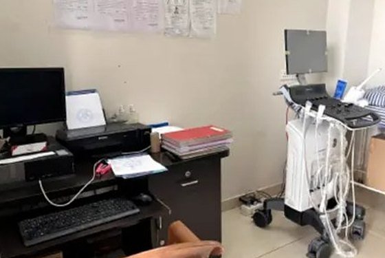 Sonography at Dr. Sunil Sharma Hospital